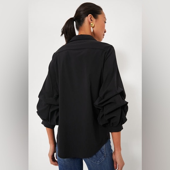 Tuckernuck Pomander Place Alessia Top in Black Size Medium - Picture 3 of 9